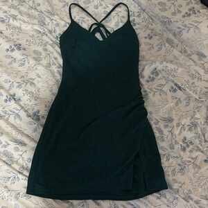 Cute sparkly green cocktail dress